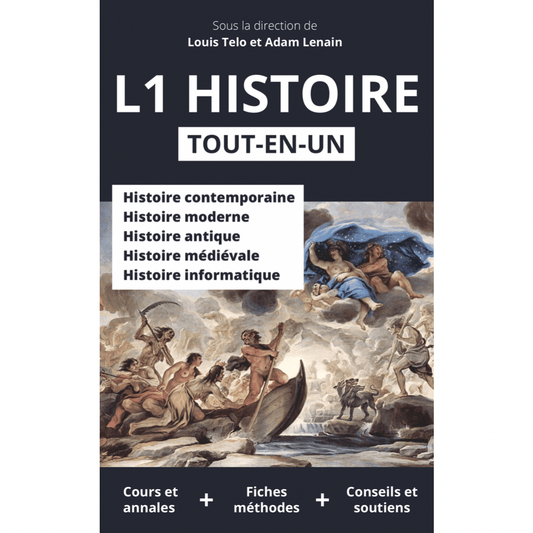 L1 Histoire Tout en Un - 200 fiches de cours, QCM et sujets de synthèse