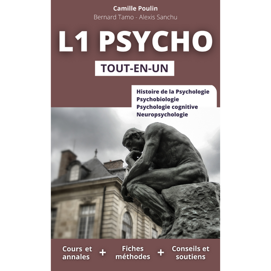 L1 PSYCHO Tout en Un - 300 fiches de cours, QCM et sujets de synthèse